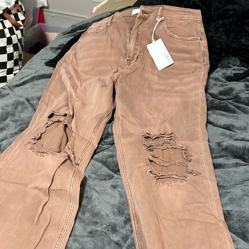 Arrow 21 Vervet mocha cut off denim